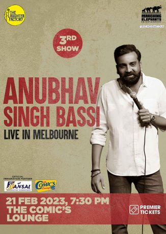 Anubhav Singh Bassi Live in Melbourne 2023 - 3rd Show