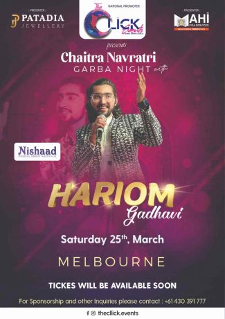Garba Night with Hari Om Gadhvi - 2023 - Melbourne
