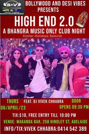 A Bhangra Music Only Club Night - High End 2.0