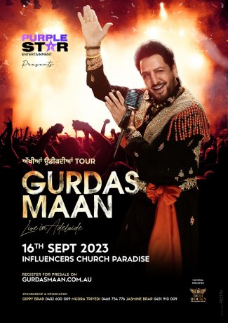 Gurdas Maan Live in Adelaide 2023 - Akhiyan Udeekdian Tour