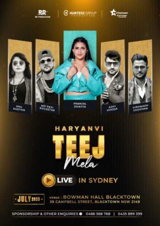 Haryanvi Teej Mela Live in Sydney with Pranjal Dahiya