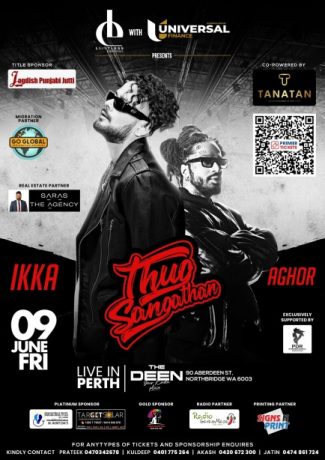 Thug Sangathan Hip Hop & Bollywood Night with Ikka & Aghor Perth