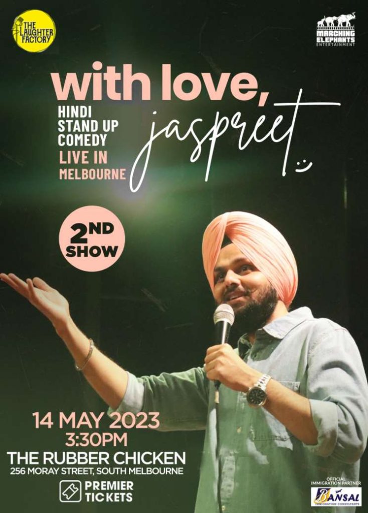 Standup Comedy with Love by Jaspreet in Melbourne – 2nd Show
