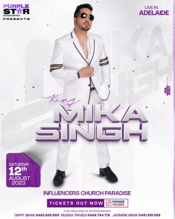 MIKA Singh Live in Adelaide