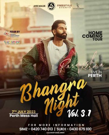 Bhangra Night Vol. 3.1 - Parmish Verma Live in Perth
