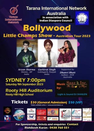 Bollywood Little Champs Show Sydney - 2023