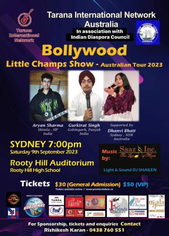 Bollywood Little Champs Show Sydney – 2023