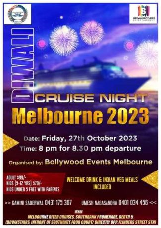 Melbourne Diwali Cruise Night 2023