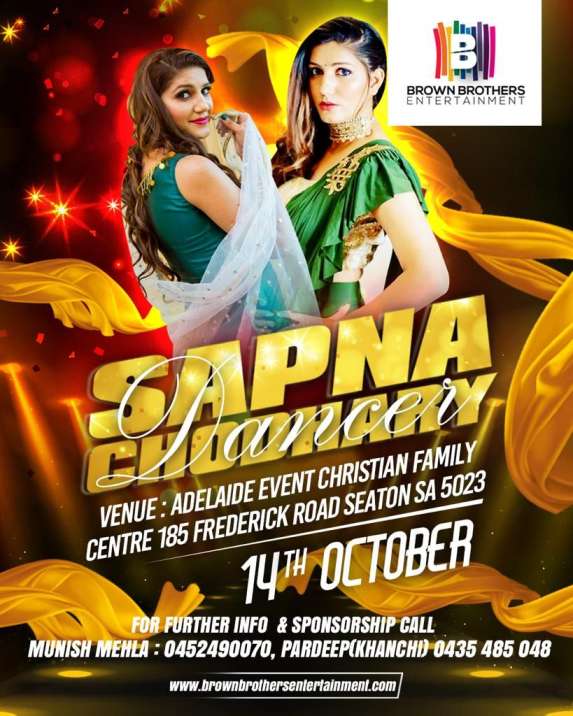 Sapna Chodhary Live in Adelaide Sapna Chodhary Live in Adelaide