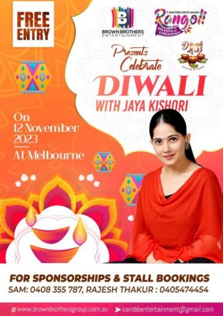 Diwali With Jaya Kishori Live In Melbourne 2023