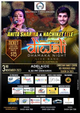 Diwali Dhamaka Night Live Band In Adelaide