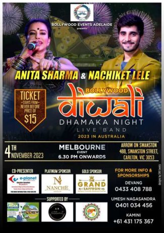 Diwali Dhamaka Night Live Band In Melbourne