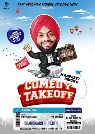 Chandigarh to Perth Jatt Airways - Manpreet Singh’s Comedy Takeoff