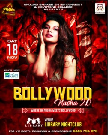 Bollywood Nasha 2.0 Live In Perth - 2023