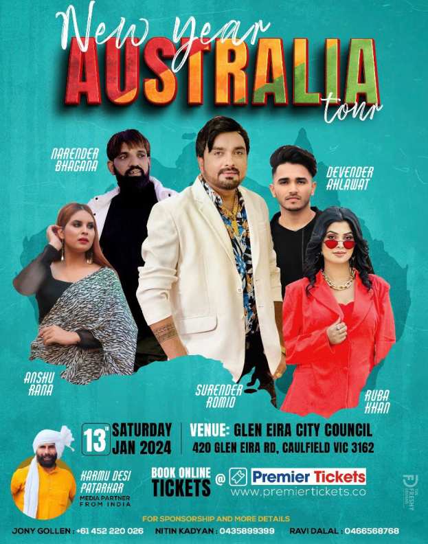 New Year's Celebration Tour, Melbourne 2024 Premier Tickets