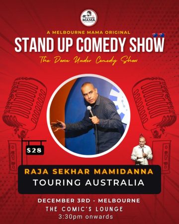 Standup Comedy by Raja Sekhar Mamidanna Live in Melbourne