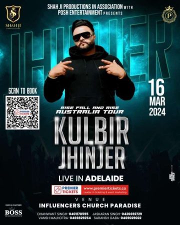 KULBIR JHINJER live in concert Adelaide - 2024