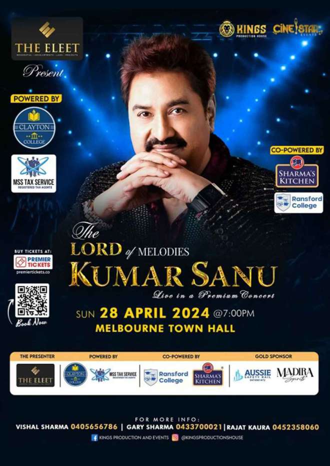 The Lord of Melodies Kumar Sanu Live in Concert - Melbourne 2024