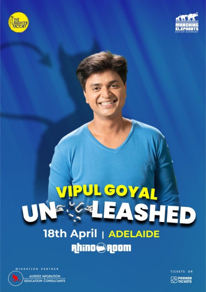Vipul Goyal Unleashed – Standup Comedy in Adelaide