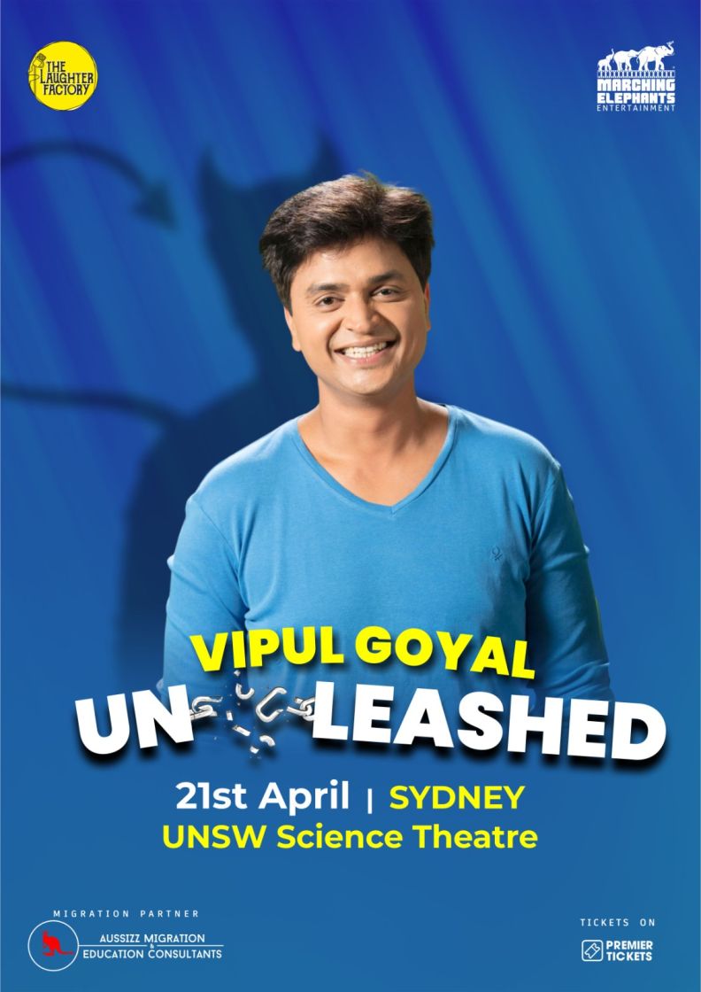 Vipul Goyal Unleashed - Standup Comedy in Sydney Vipul Goyal Unleashed - Standup Comedy in Sydney