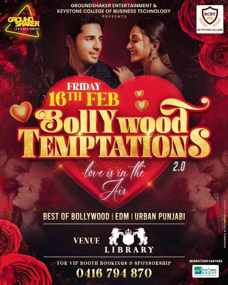 Bollywood Temptations 2.0 – Perth 2024