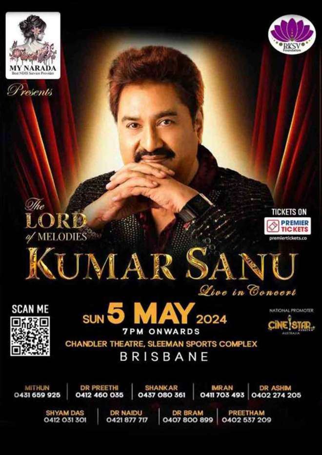 The Lord Of Melodies Kumar Sanu Live in Concert – Brisbane 2024