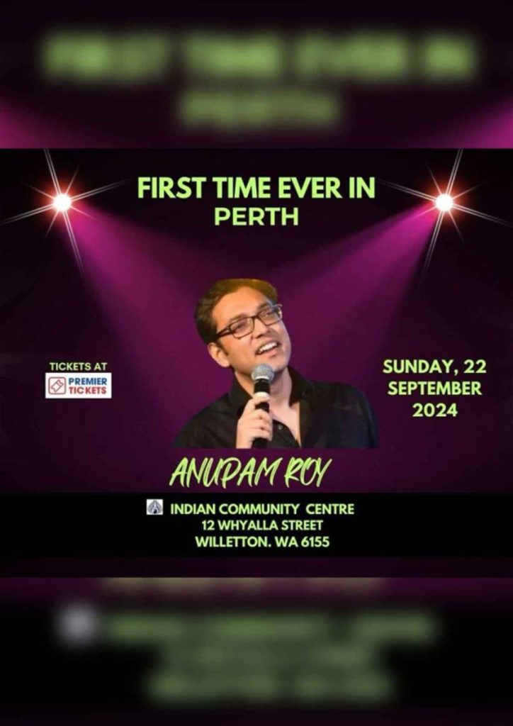 Anupam Roy Live in Concert 2024 – Perth