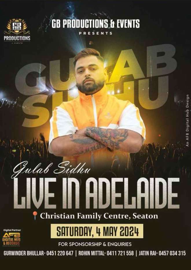 Gulab Sidhu Live In Adelaide - 2024