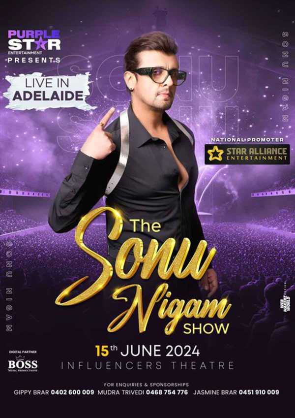 The SONU NIGAM Show in Adelaide The SONU NIGAM Show in Adelaide