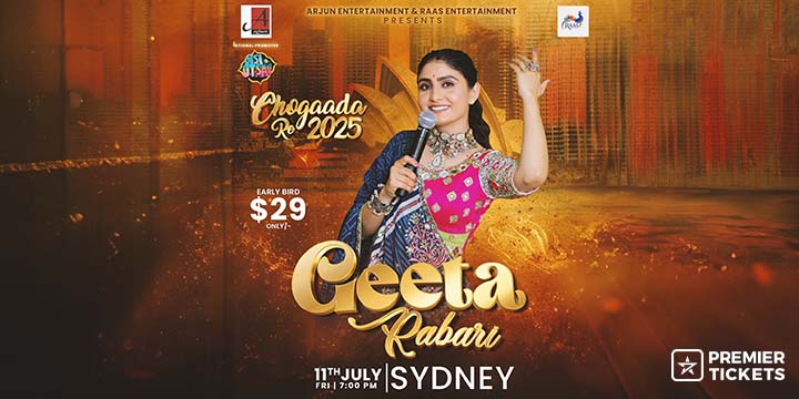 Geeta Rabari Chogada Re Navratri Garba 2025 - Live in Sydney