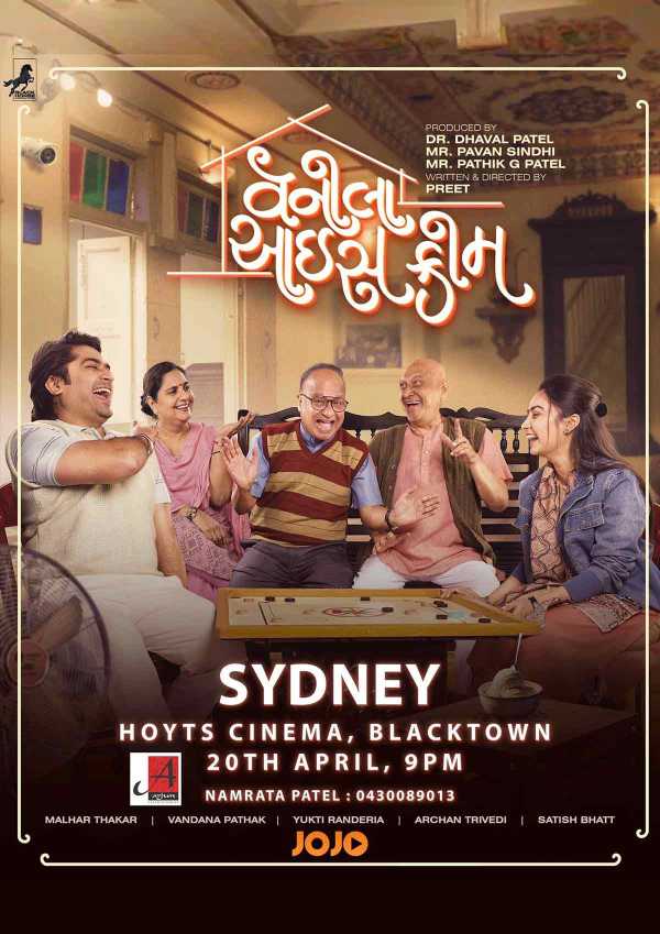 Vanilla Ice Cream Gujarati Movie – Sydney