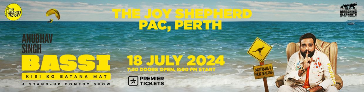 Anubhav Singh Bassi Live Comedy Show Perth 2024 | Premier Tickets