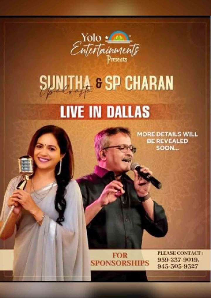 Sunitha Upadrasta & SP Charan Live in Dallas -Tollywood Sunitha Upadrasta & SP Charan Live in Dallas -Tollywood