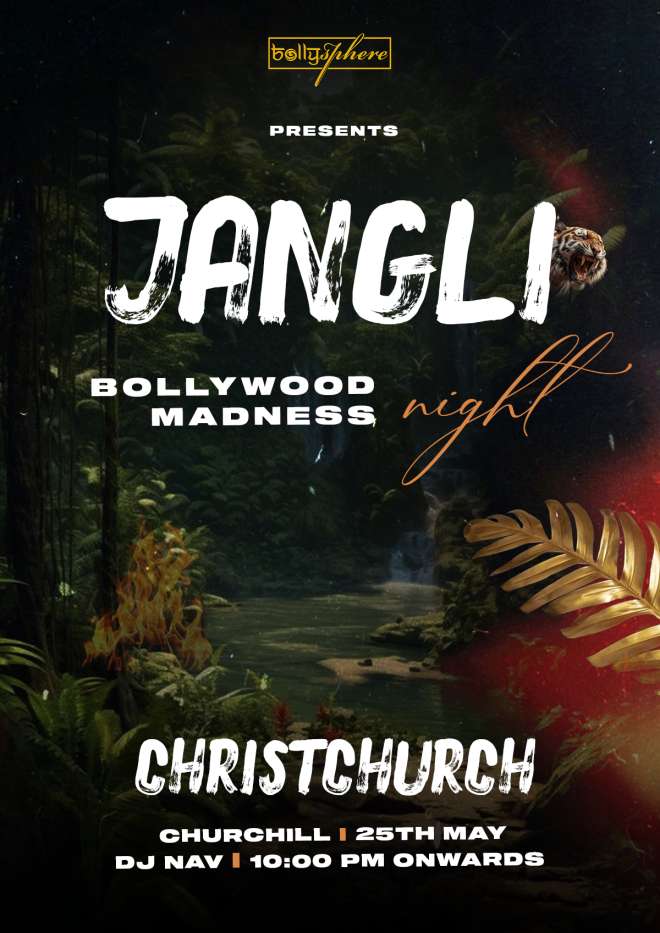 Jangli Bollywood Madness Night - Christchurch Jangli Bollywood Madness Night - Christchurch
