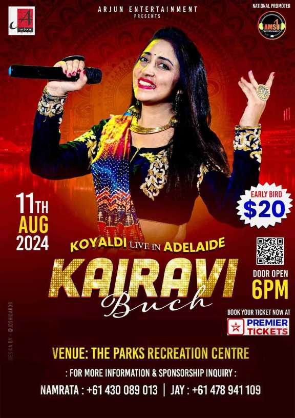 Kairavi Buch Kolyaldi Live In Adelaide 2024