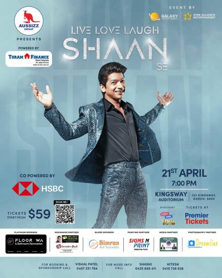 LIVE LOVE LAUGH SHAAN Se in Perth 2024 LIVE LOVE LAUGH SHAAN Se in Perth 2024