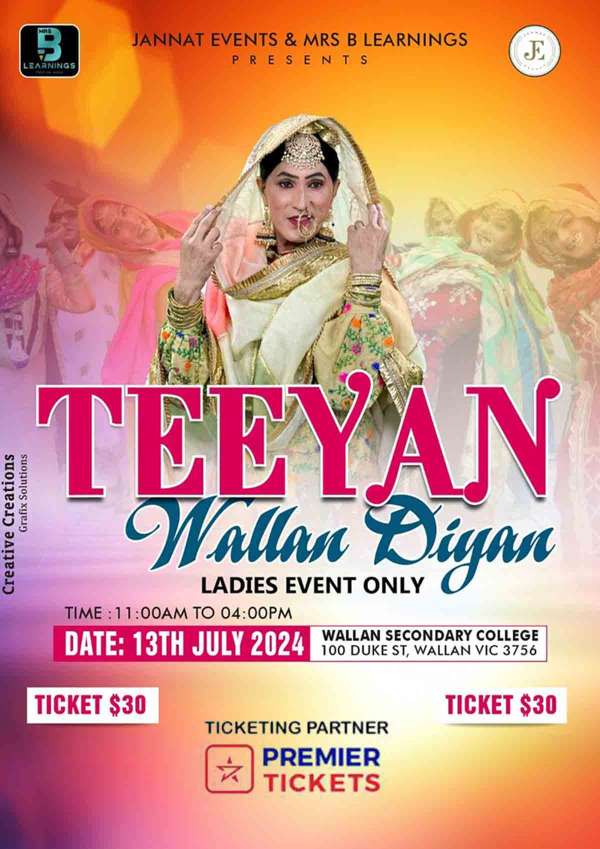 TEEYAN WALLAN DIYAN - 2024 TEEYAN WALLAN DIYAN - 2024