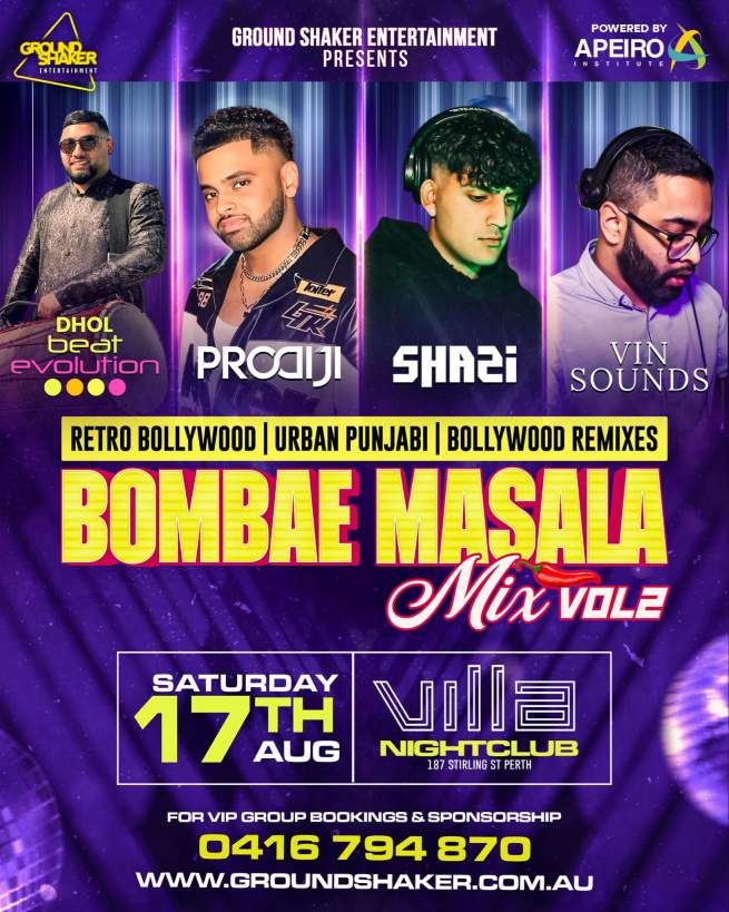BOMBAE MASALA MIX 2.0 (2024) Perth BOMBAE MASALA MIX 2.0 (2024) Perth