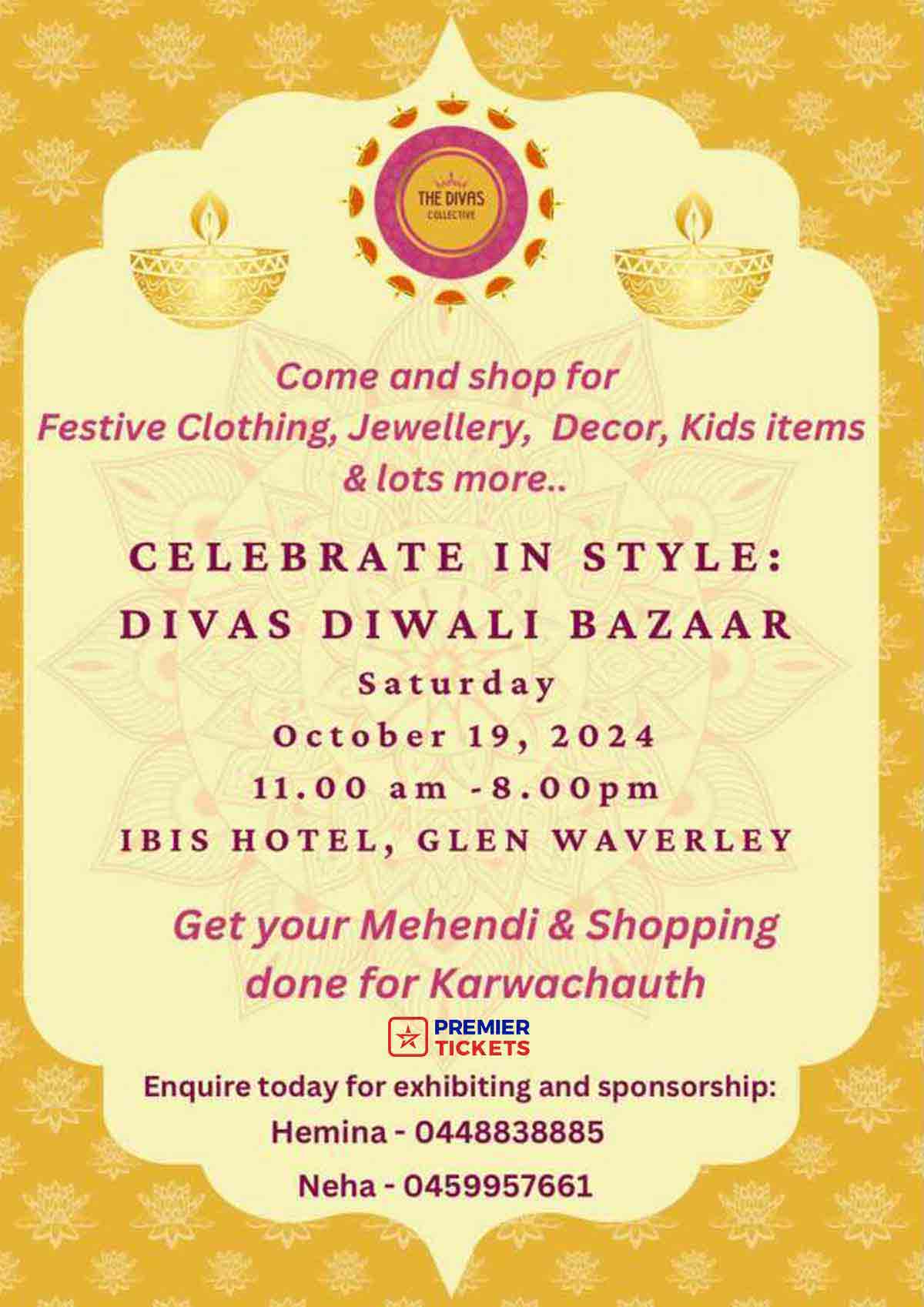 Celebrate In Style - Divas Diwali Bazaar 2024 Celebrate In Style - Divas Diwali Bazaar 2024