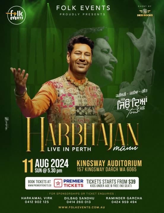Harbhajan Mann Live in Perth 2024 Harbhajan Mann Live in Perth 2024