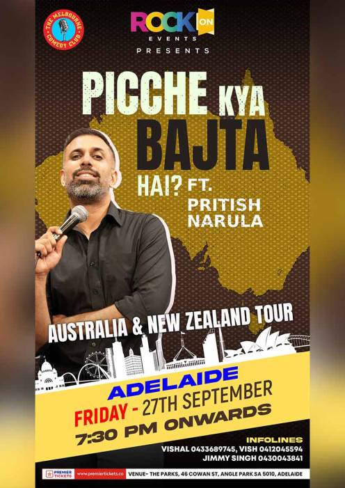 Picche Kya Bajta Hai? Ft. Pritish Narula – Adelaide