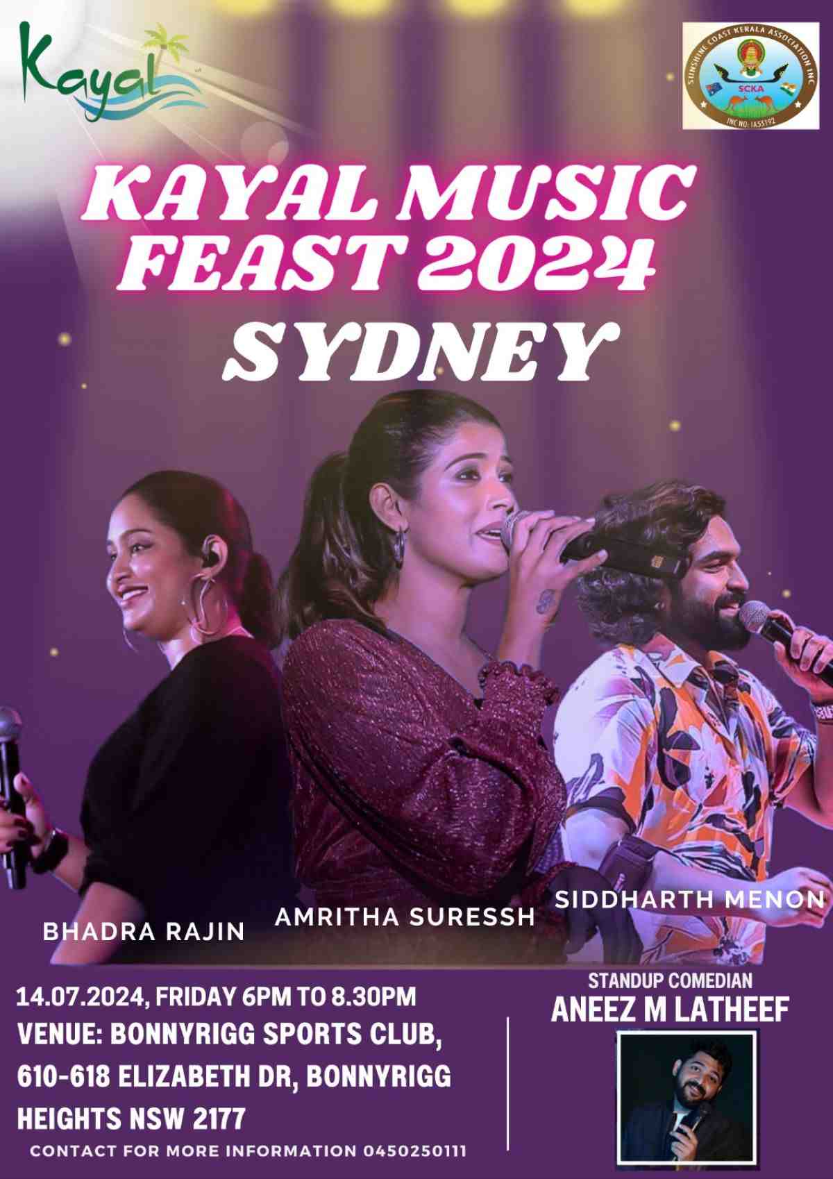 KAYAL MUSIC FEAST 2024 - SYDNEY KAYAL MUSIC FEAST 2024 - SYDNEY