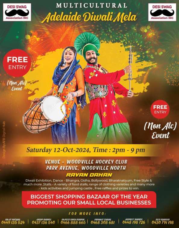 Adelaide Diwali Mela Celebrate Diwali in Style