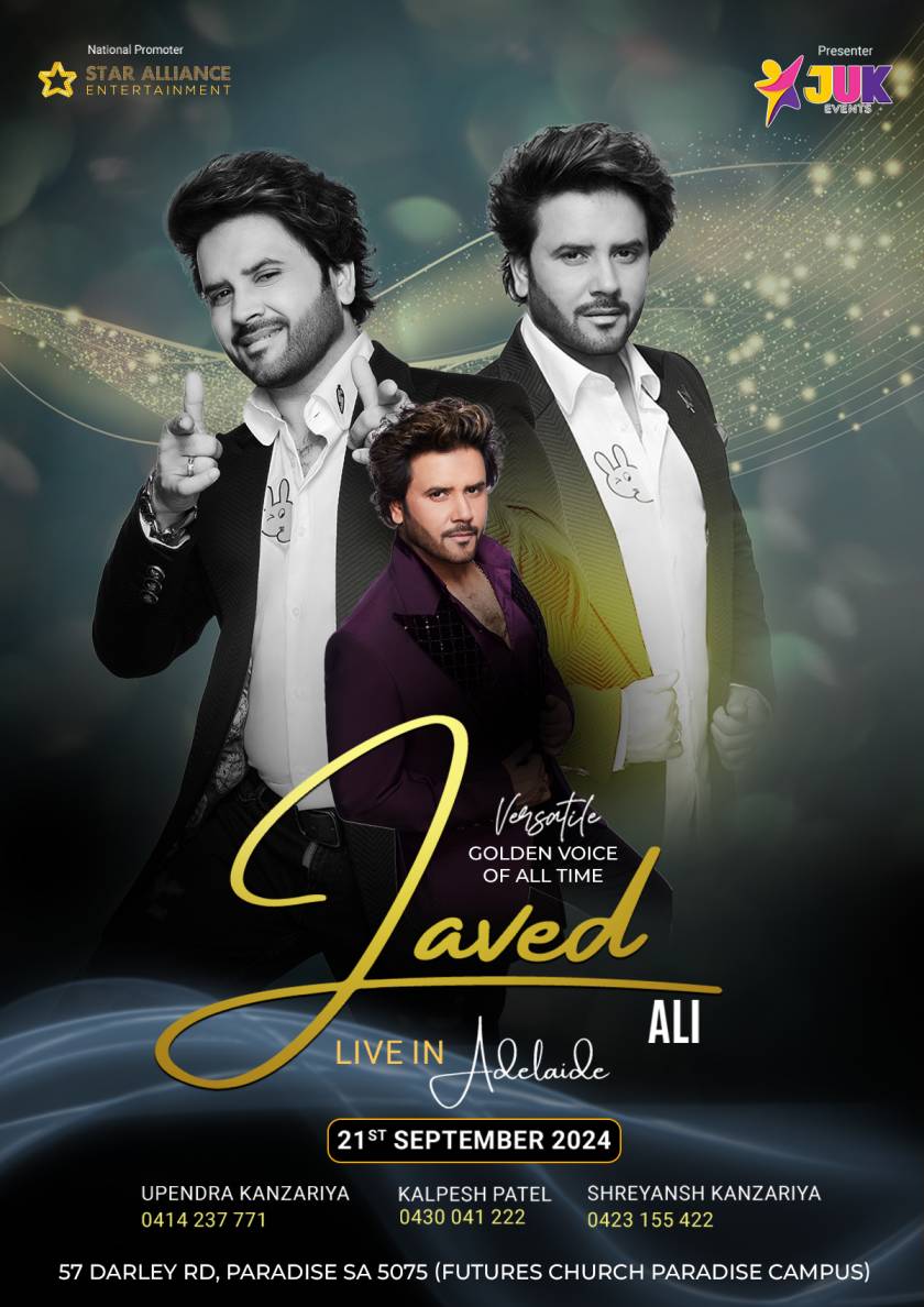 Golden Voice of All Time Javed Ali Live in Concert Adelaide Golden Voice of All Time Javed Ali Live in Concert Adelaide