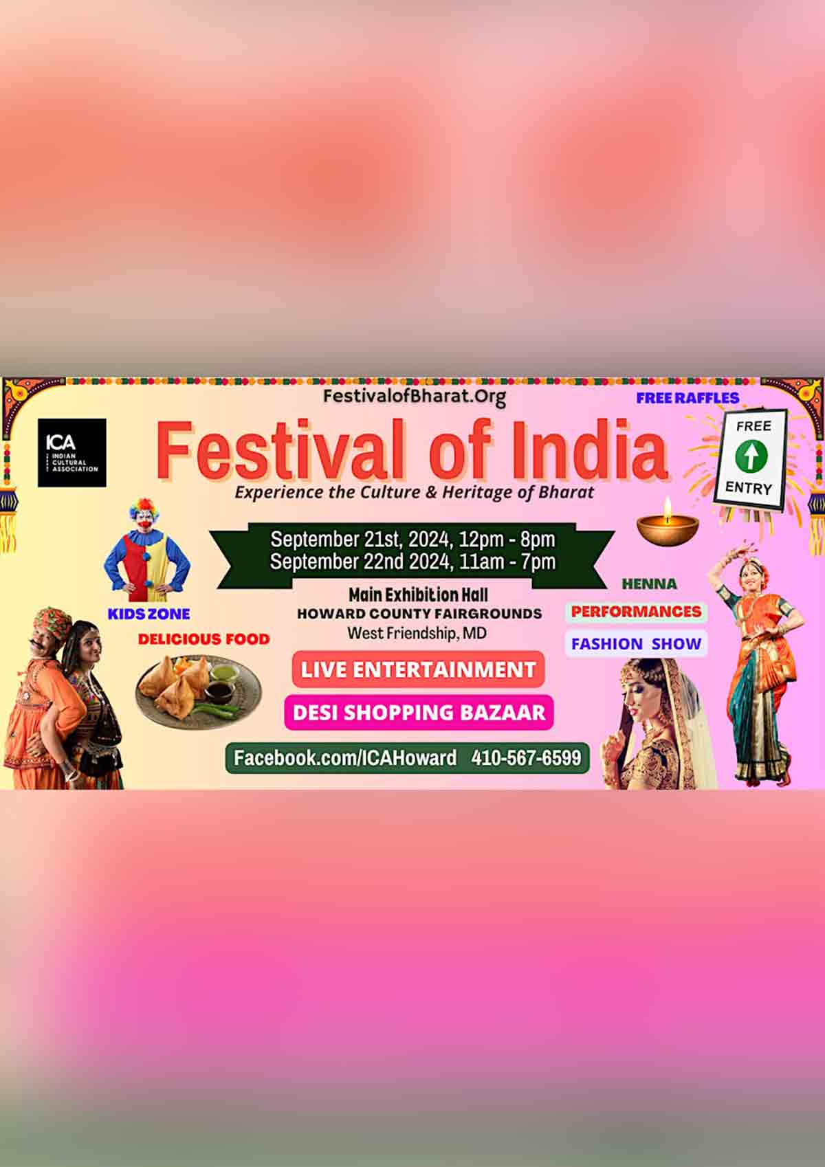 FESTIVAL OF INDIA - DIWALI MELA 2024 FESTIVAL OF INDIA - DIWALI MELA 2024