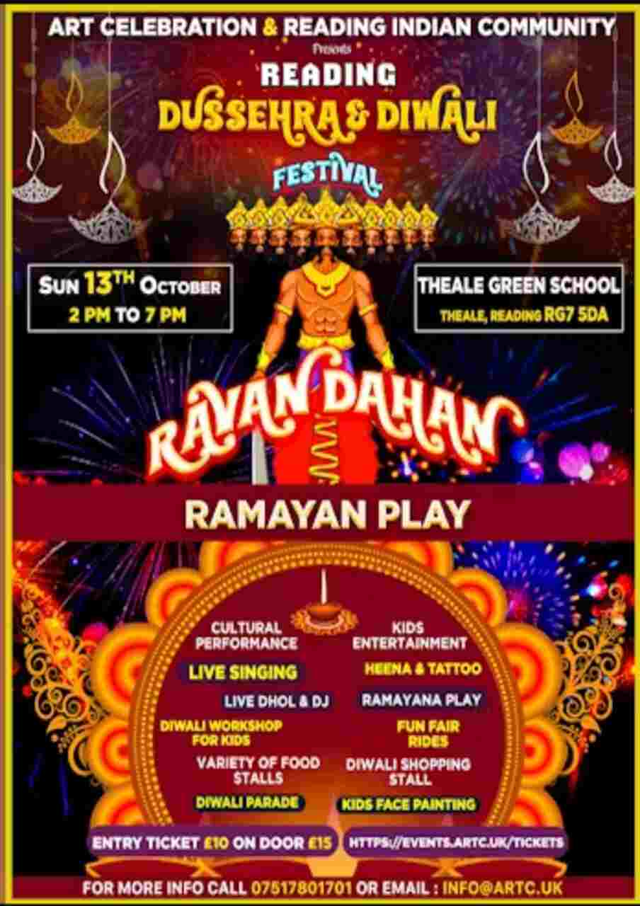 Reading Dussehra and Diwali Festival - 2024 Reading Dussehra and Diwali Festival - 2024