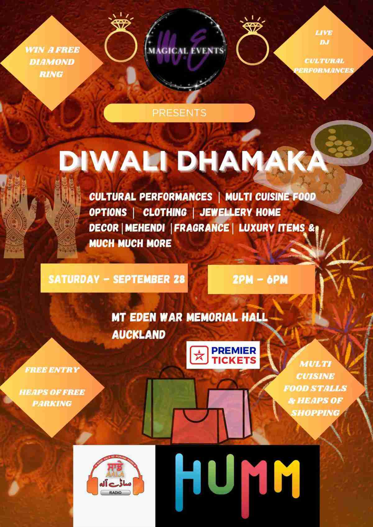 Diwali Dhamaka Auckland- 2024 Diwali Dhamaka Auckland- 2024