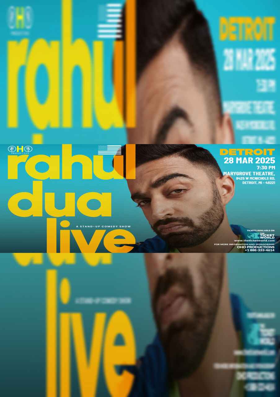 Detroit - Rahul Dua Standup Comedy Live 2025 Detroit - Rahul Dua Standup Comedy Live 2025