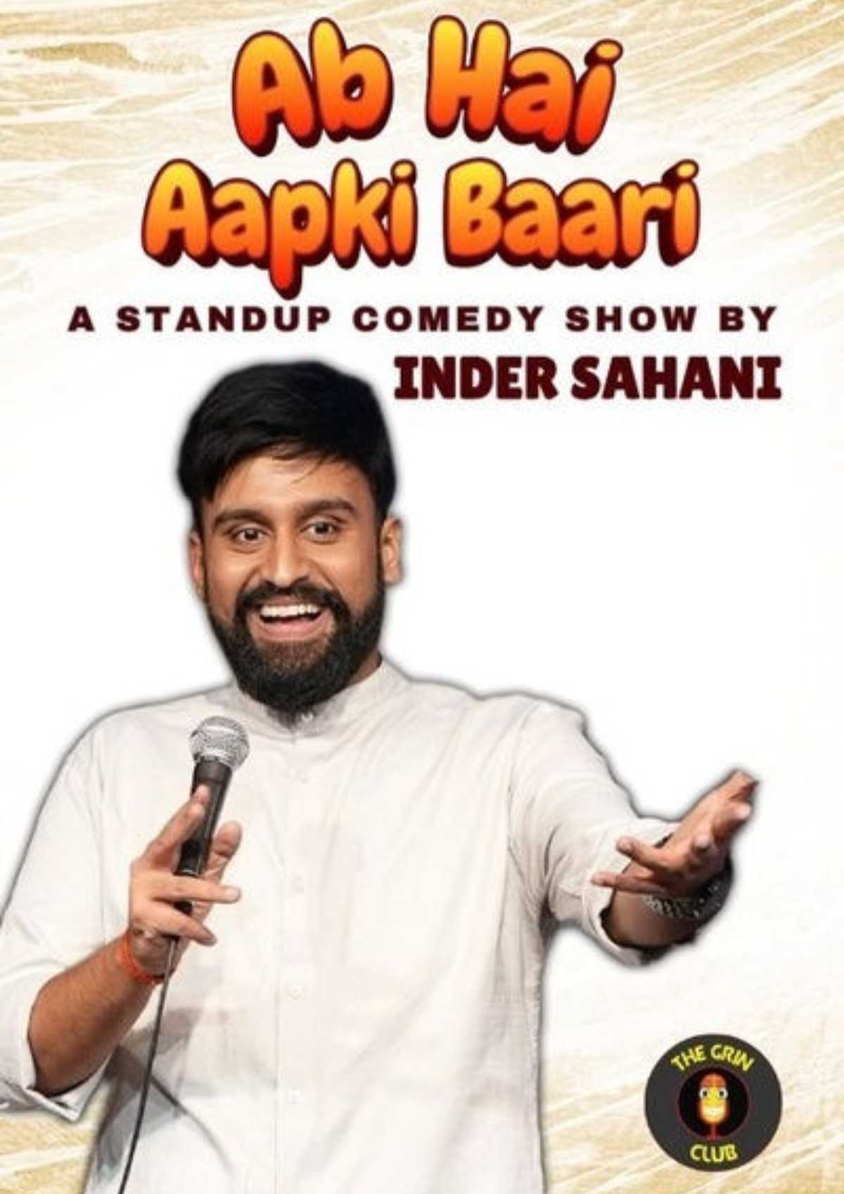 Inder Sahani - Live India Tour- Vadodara Inder Sahani - Live India Tour- Vadodara