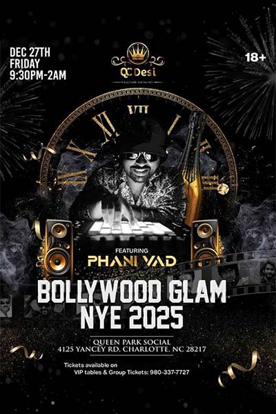 BOLLYWOOD GLAM NYE 2025 FEATURING PHANI VAD BOLLYWOOD GLAM NYE 2025 FEATURING PHANI VAD